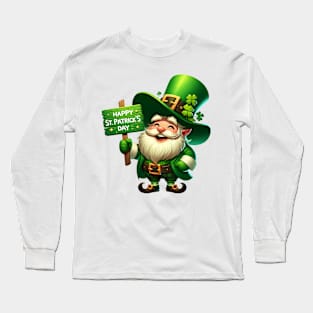 St Patricks Day Leprechaun Long Sleeve T-Shirt